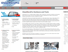 Tablet Screenshot of glasswarepro.com